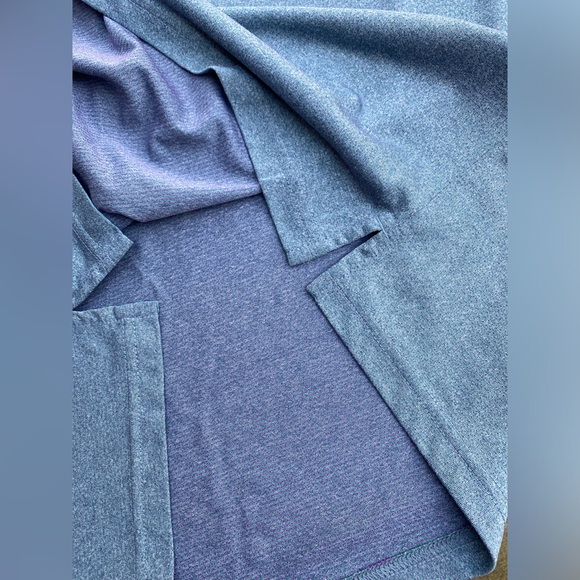 Oakley Golf Polo Shirt Mens S Gray Purple Center Logo Sport - Picture 7 of 9